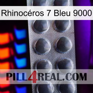 Rhinocéros 7 Bleu 9000 30